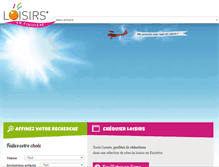 Tablet Screenshot of loisirs-en-finistere.com